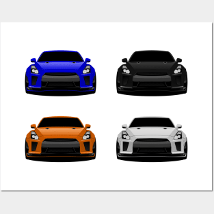 Nissan GTR X4 Car Posters and Art